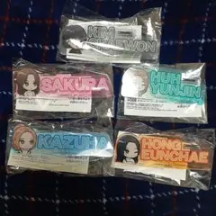 le sserafim　きゅるぽっぷん　アクリルネームバッジ　5種セット