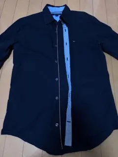 (値下げ) TOMMY HILFIGER ネイビー ボタンダウンシャツ S