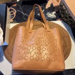 bonpoint ボンポワン　レザートートバッグ　さくらんぼ