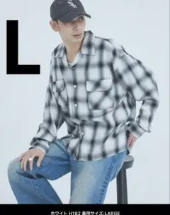 J.S.Homestead Stead コットンレーヨン オンブレオープンシャツ