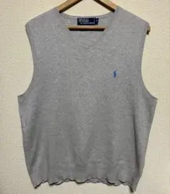 Polo by Ralph Lauren 薄手 コットン ニットベスト M