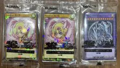 セブンイレブン　遊戯王デュエルモンスターズ　ハーピィ・ガール×2 青眼の白龍