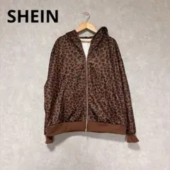 SHEIN シーイン レオパードパーカー