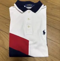 【ポロ　ラルフローレン】半袖コットン ポロシャツ　XS（日本サイズS）