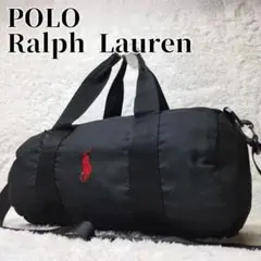 POLO RALPH LAUREN ボストンバック 2way ナイロン ブラック
