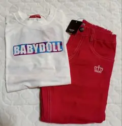 BABYDOLL Tシャツ　パンツ　セット