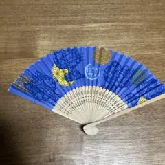 ハローキティ 扇子 和柄 ブルー
