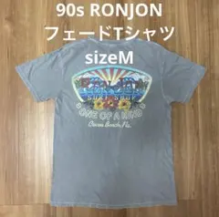 RON JON Tシャツ オールドサーファー　80s サーファー　ロンジョン 80s USA製 RONJON ロンジョン サーフ Tシャツ サメ ピンク XS