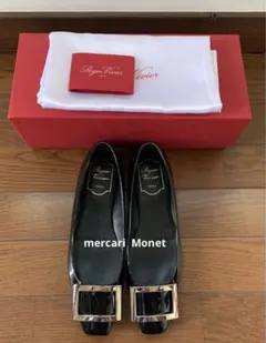 Roger Vivier ロジェヴィヴィエ トランペットバレエシューズ 黒37のサムネイル