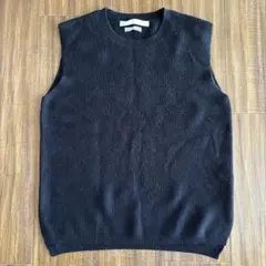 Spick & Span ニットベスト ブラック