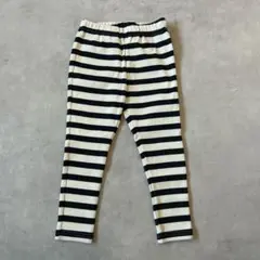 新品未使用 ストライプ　レギンス　リブパンツ　ボーダー　100cm ブリーズ