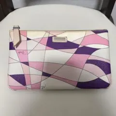 EMILIO PUCCI コスメ ポーチ ピンク×パープル エミリオプッチのサムネイル