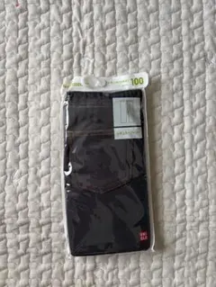 レギンス/デニムライク/10分丈　レギュラーフィット　　ユニクロ　100