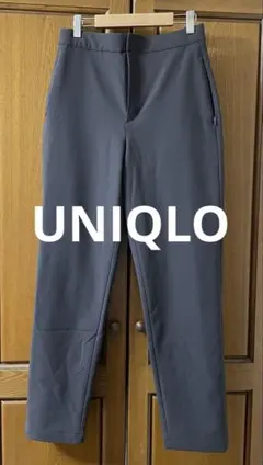 【新品】UNIQLO レディース ウォームストレッチパンツ ダークグレー M
