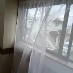 ホワイト レースカーテン