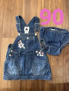 Baby Gap デニムオーバーオール 90サイズ