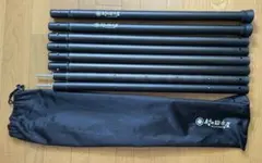 村の鍛冶屋 タープポール ブラック 2本セットのサムネイル