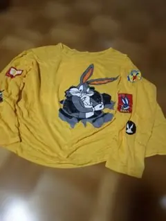 ルーニー・テューンズ　バックスバーニー 長袖Tシャツ イエロー