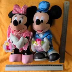 ミッキーマウス＆ミニーマウス　ぬいぐるみ