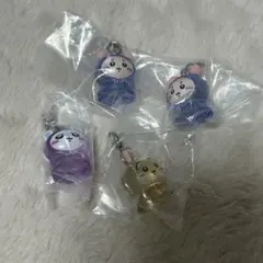 ちいかわ めじるしアクセサリー3 古本屋　うさぎ　モモンガ
