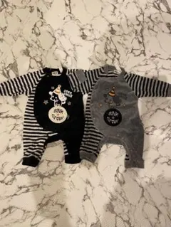 フリース　ロンパース　2着セット