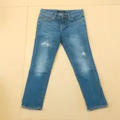 ヴァンスエクスチェンジ デニム ジーンズ ダメージ 加工 低身長 ボーイフレンドのサムネイル