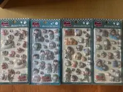 忍たま乱太郎✖️ラスカル　コラボ　立体シールセット 4種