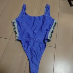 Reebok ライトパープル レオタード サイズM 超ハイレグ 光沢