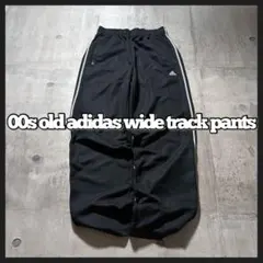 2005's old adidas wide track pants black