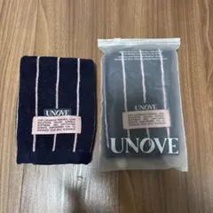 UNOVE ストライプタオルハンカチ ノベルティ　2枚のサムネイル