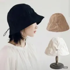 【新品タグ付き】バケットハット F 黒 ブラック 帽子のサムネイル