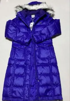 adidas アディダス ダウンコート ロング　ベンチコート　パープル 未使用