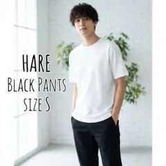 HARE 黒いチノパン 74cmウエスト 71cm股下　Sサイズ