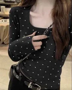 SHEIN ドットセーター