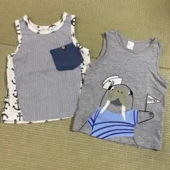 タンクトップ 2枚セット サイズ100