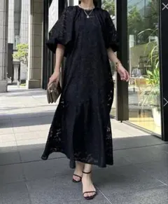 DouDou オケージョン ワンピース ブラック ドレス　マタニティ