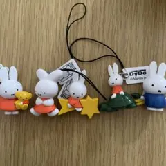ダイドードリンコ 65周年 ミッフィー フィギュアストラップ 5体セット