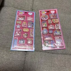 【最安値】おもちゃシール2枚セットWAVE INC. カラフルキャラクターシール