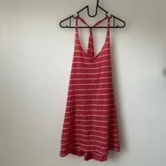 BEAMS HEART キャミワンピース ボーダー レッドのサムネイル