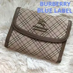 BURBERRYBLUE LABEL　三つ折り財布　ノバチェックのサムネイル