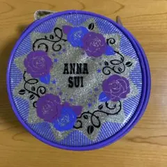 【限定品】レア　ANNA SUI 花柄　グリッター　ポーチ