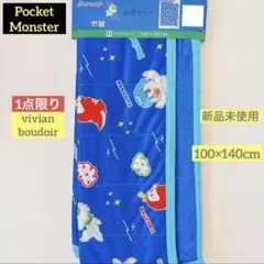 新品◆ポケモン 接触冷感ケット100×140cm◆ニャオハホゲータクワッスお昼寝
