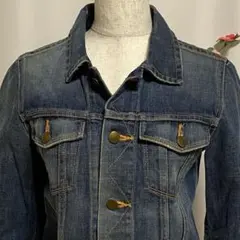 Gジャン レディース デニムジャケット ショート丈アウター M 日本製 NINE