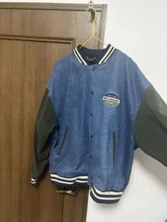 MARK GONZALES スタジャン デニムブルー