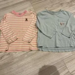 ミキハウス 長袖カットソー 90 西松屋　ロンT