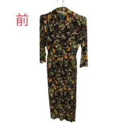 FRAY I.D 花柄ワンピース サイドスリット フラワー