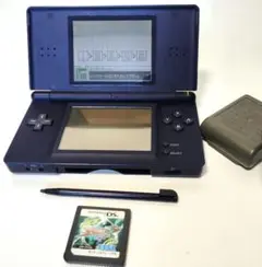 Nintendo DS Lite ネイビー 充電器 ソフト 付き
