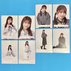 武元唯衣 櫻坂46 スタジャンコーデ シルバー 生写真 8種コンプ ③