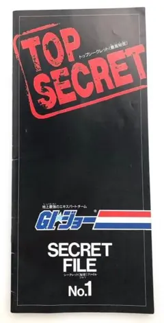 G.I.ジョー★シークレットファイル★非売品 アニメ放送当時もの GIジョーのサムネイル