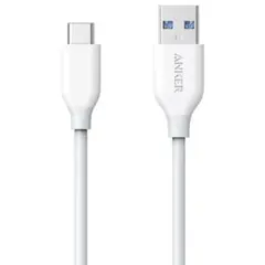 Anker USB ケーブル USB-C & USB-A 3.0 0.9m 白